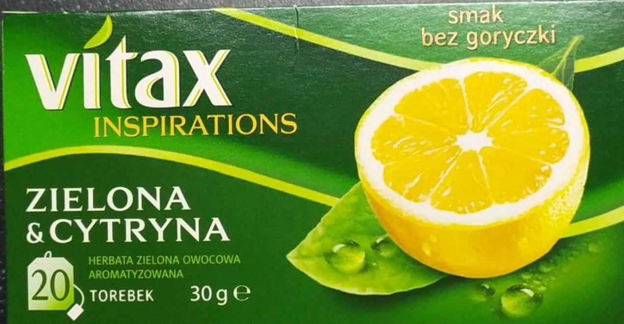 Zdjęcia - Herbata zielona & cytryna Vitax