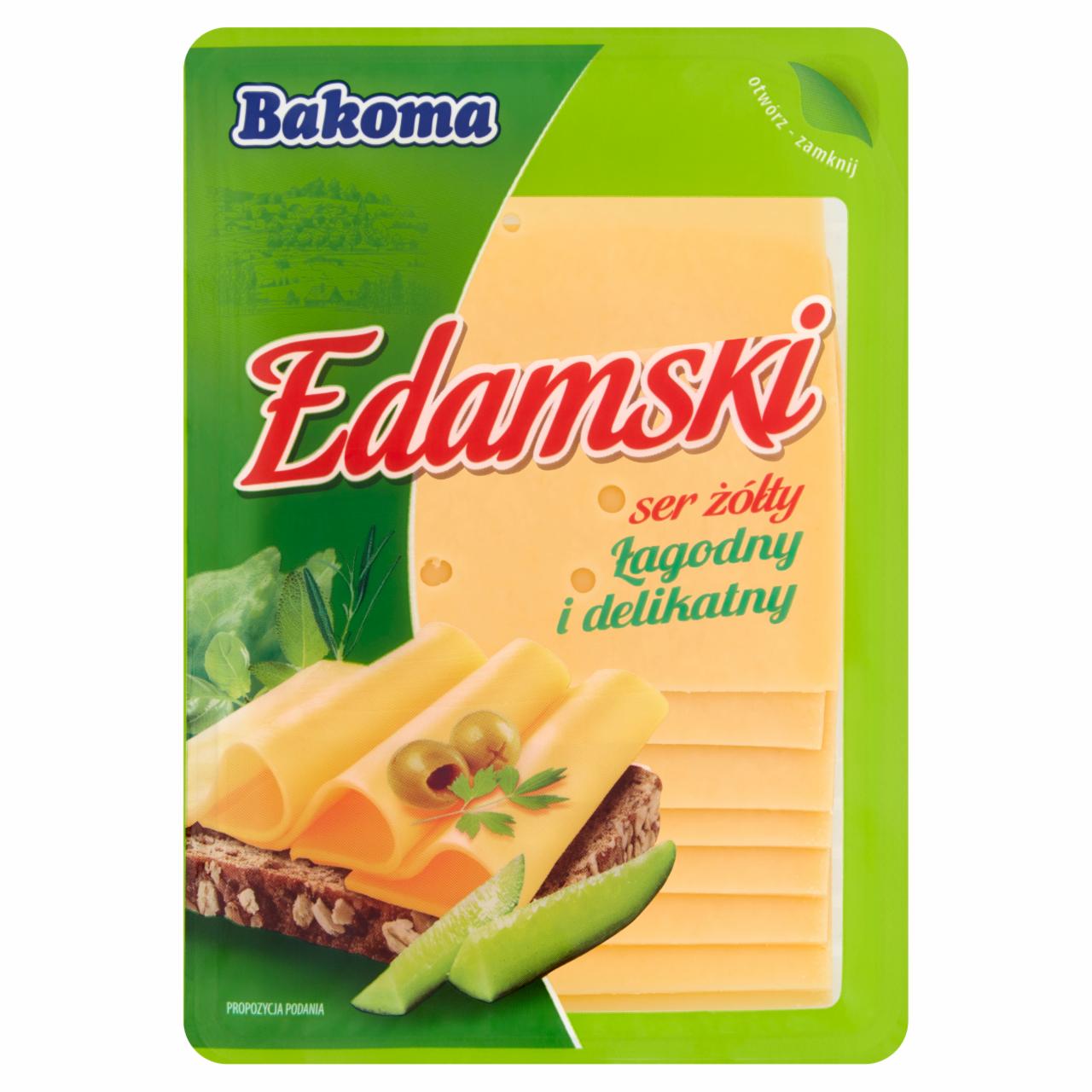 Zdjęcia - Bakoma Ser żółty edamski 135 g