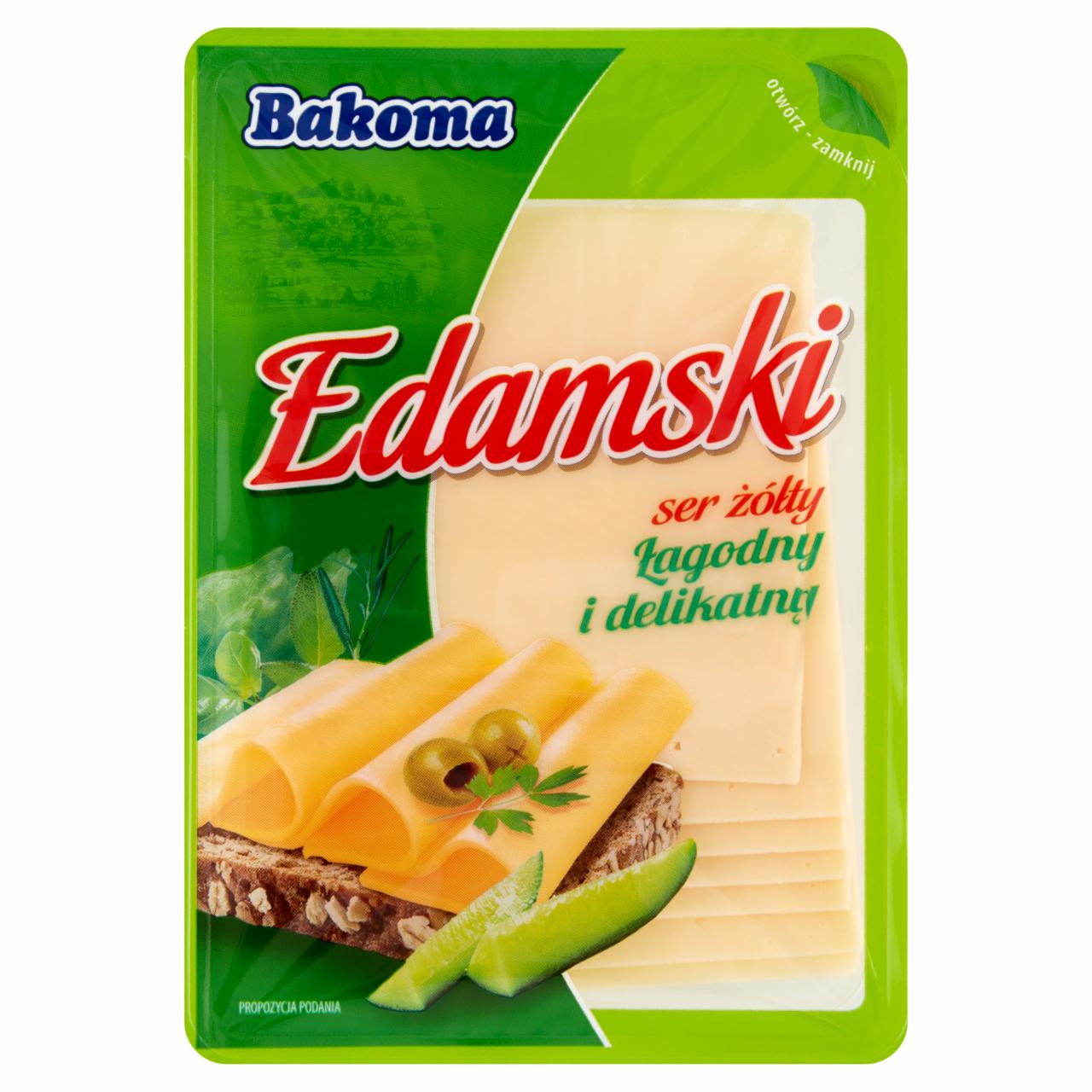 Zdjęcia - Bakoma Ser żółty edamski 135 g