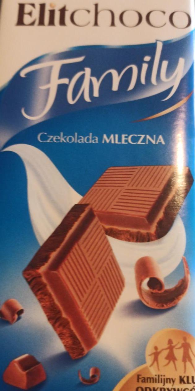 Zdjęcia - Elitchoco czekolada mleczma Family