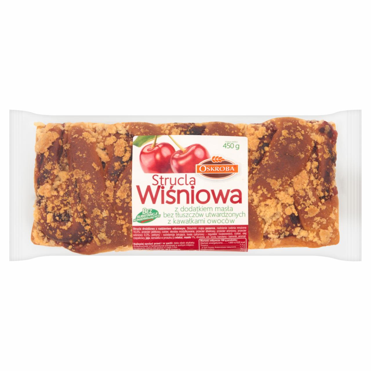 Zdjęcia - Oskroba Strucla wiśniowa 450 g