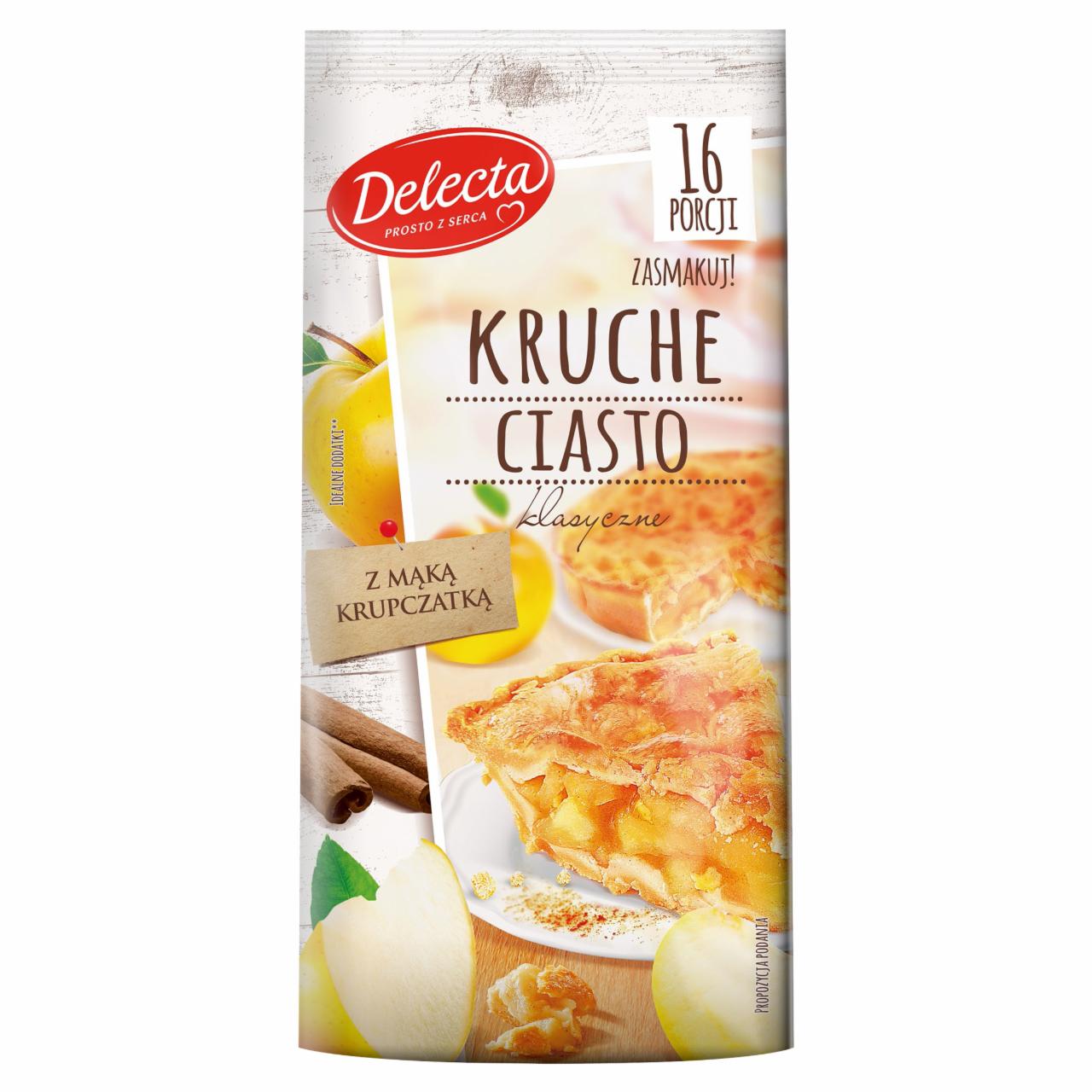 Zdjęcia - Delecta Ciasto kruche klasyczne mieszanka do wypieku ciasta 400 g