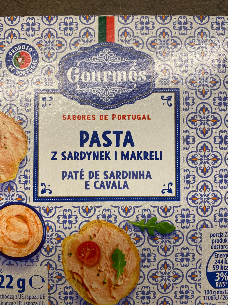 Zdjęcia - Pasta z sardynek i makreli Gourmês
