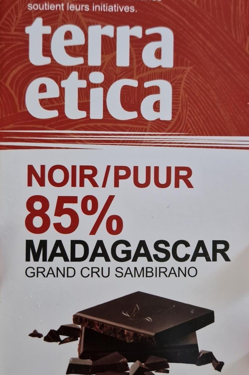 Zdjęcia - Czekolada 85% Madagaskar Terra Etica