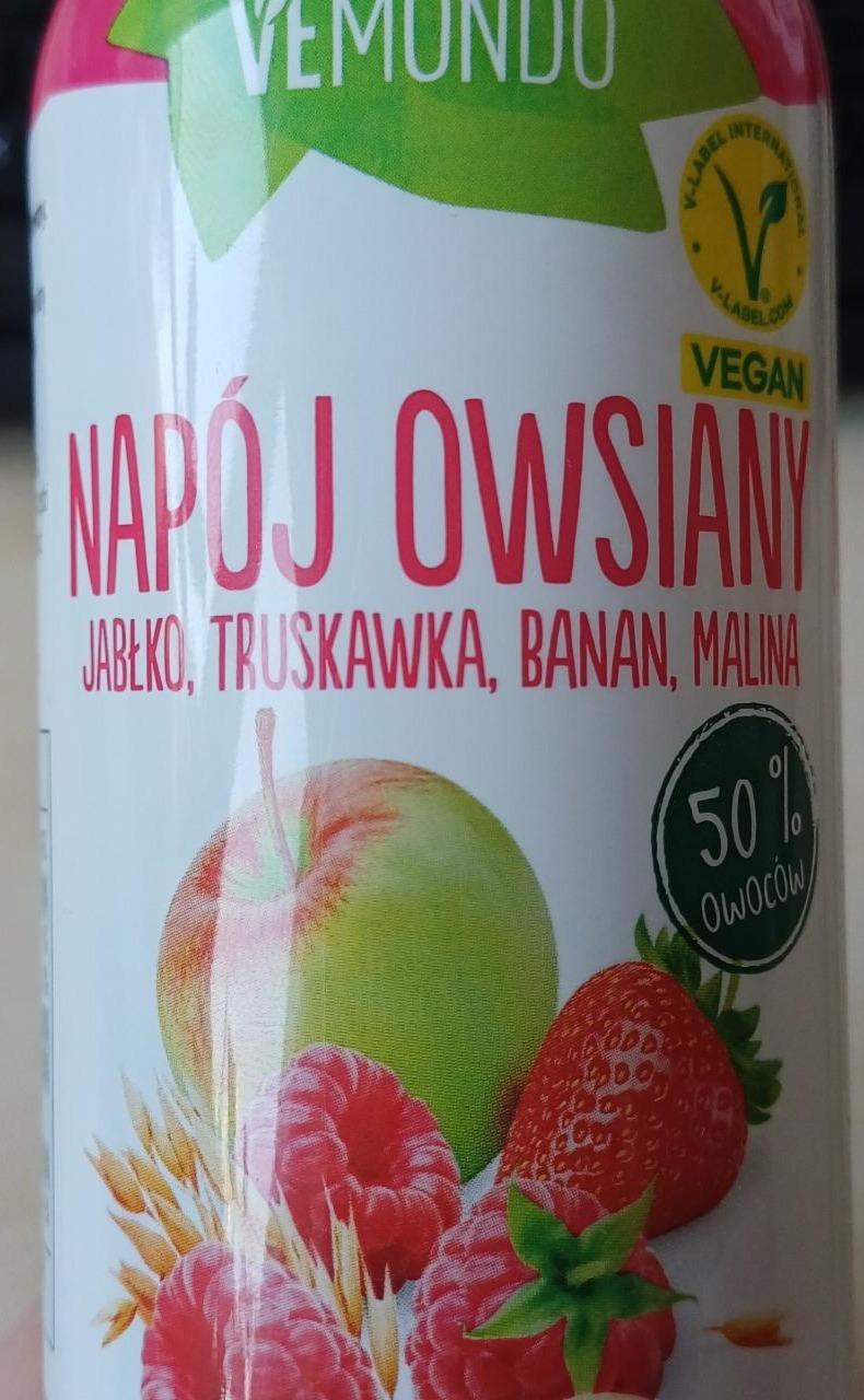 Zdjęcia - Napój owsiany jabłko, truskawka, banan, malina Vemondo