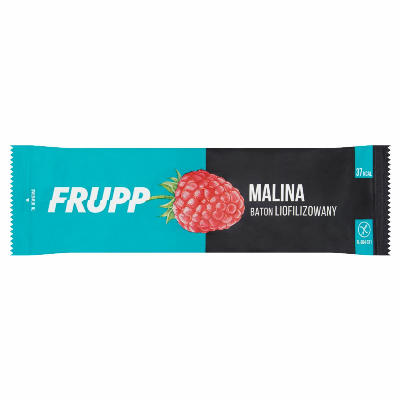 Zdjęcia - Frupp Liofilizowany baton malinowy 10 g