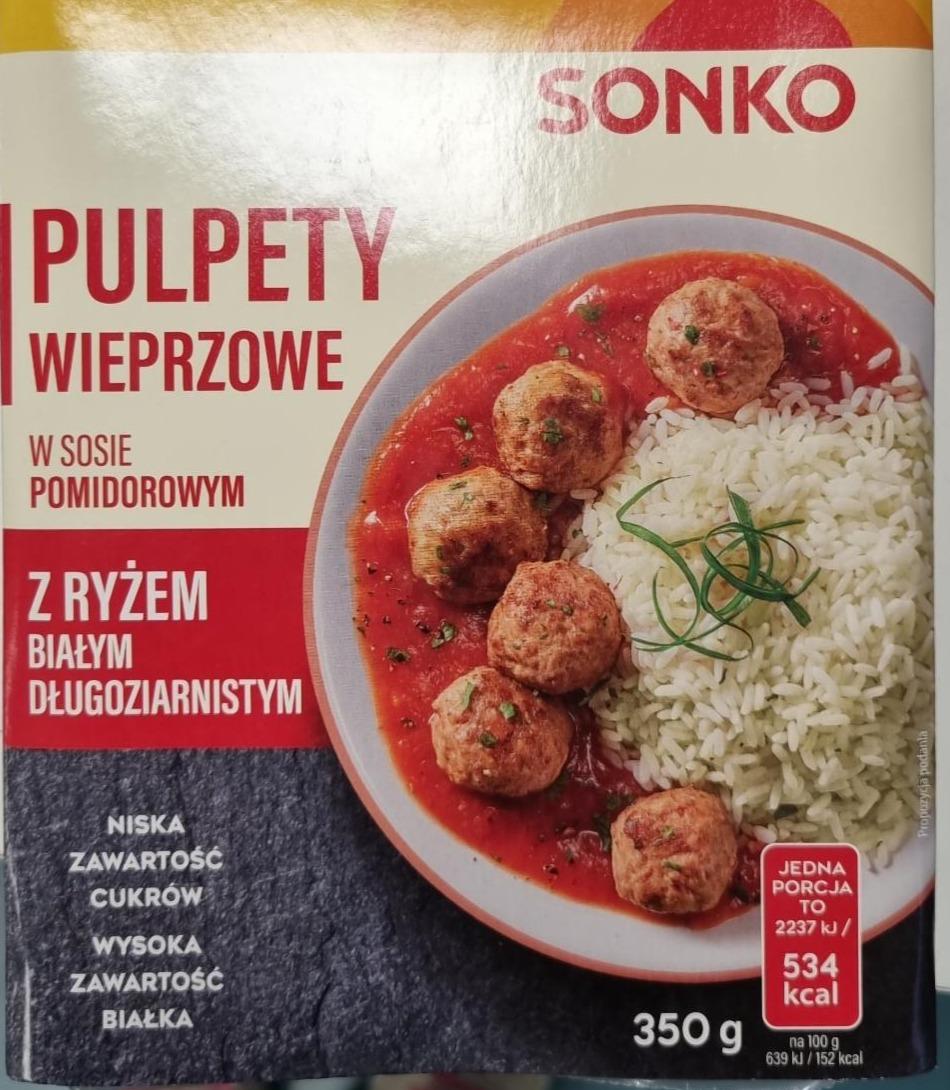 Zdjęcia - Pulpety Wieprzowe w sosie pomidorowym Sonko