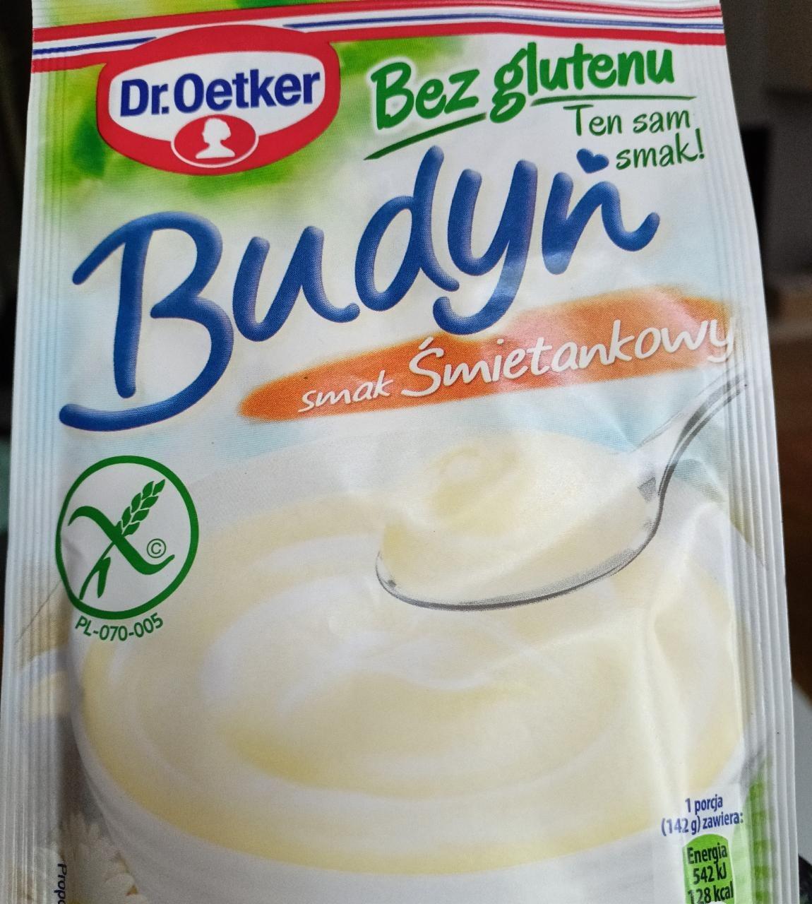 Zdjęcia - Budyń bez glutenu smak śmietankowy Dr. Oetker