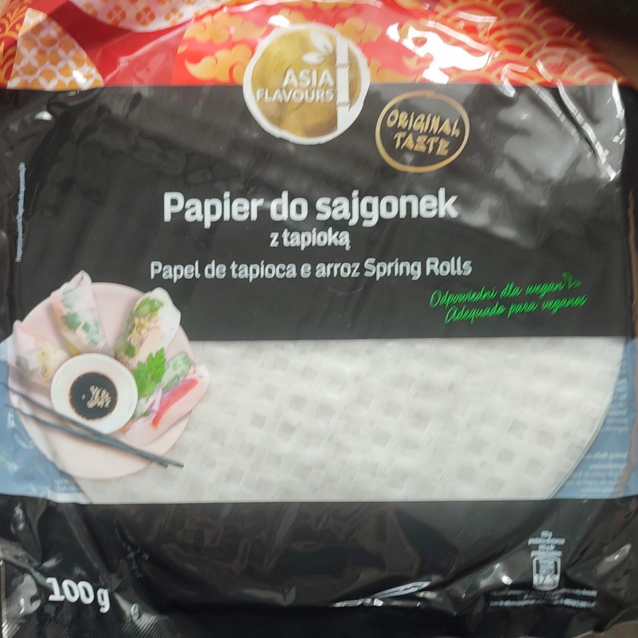 Zdjęcia - Papier do sajgonek z tapioką Asia Flavours