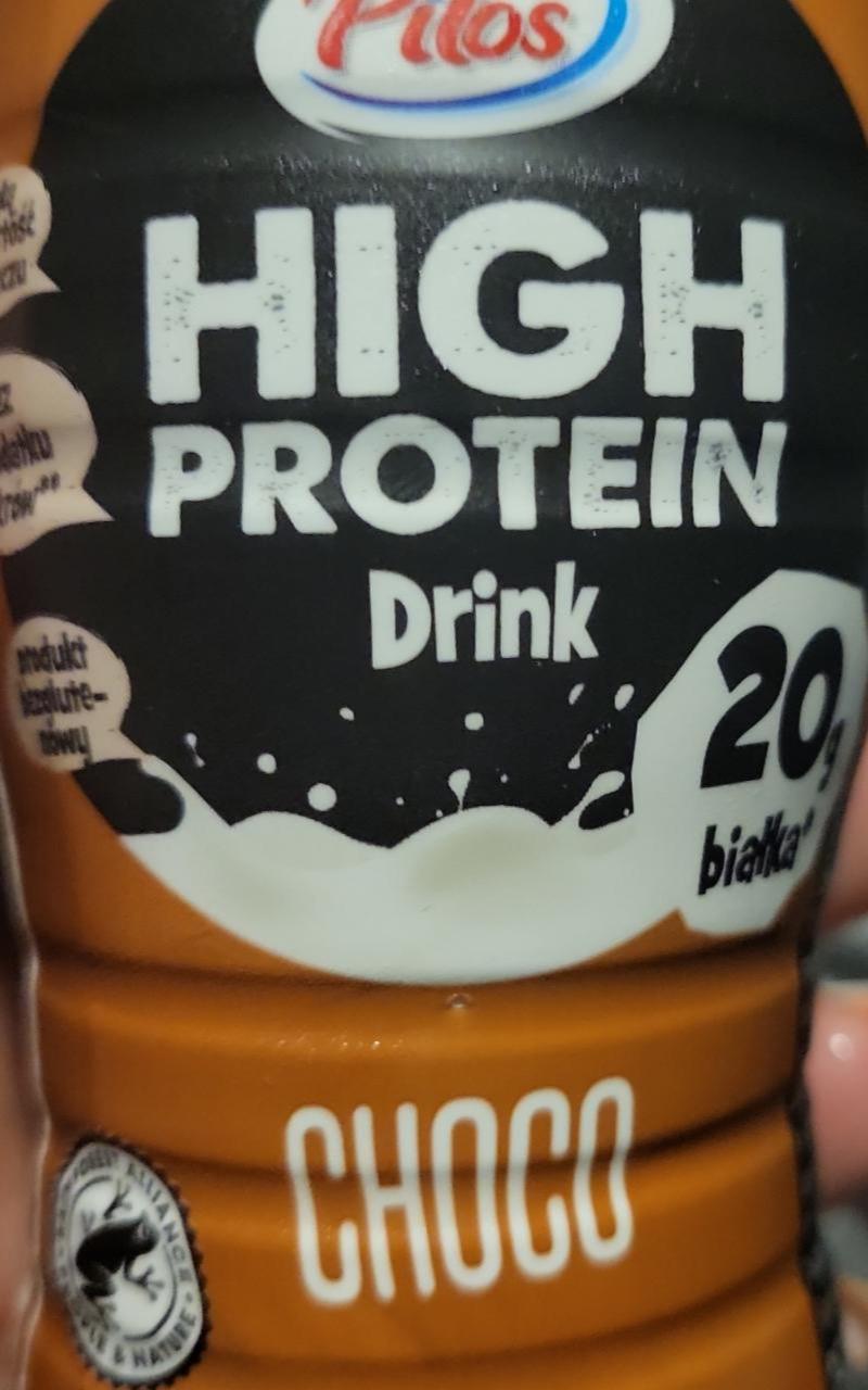 Zdjęcia - High protein drink Choco Pilos