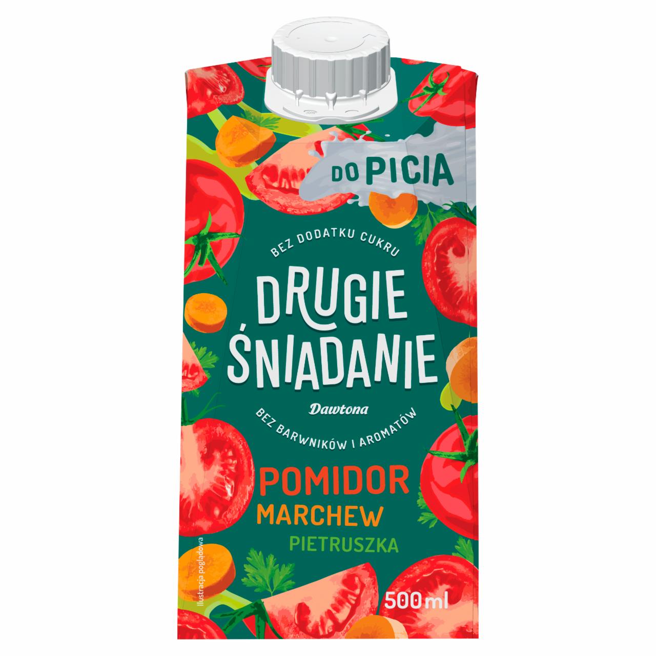 Zdjęcia - Drugie śniadanie Płynna przekąska pomidor marchew pietruszka 500 ml