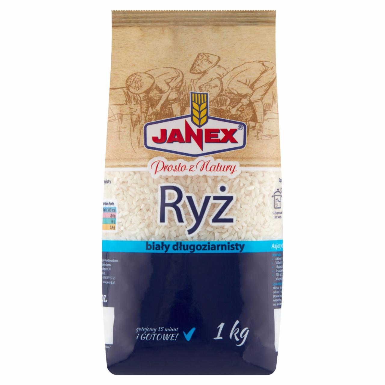 Zdjęcia - Janex Ryż biały długoziarnisty 1 kg