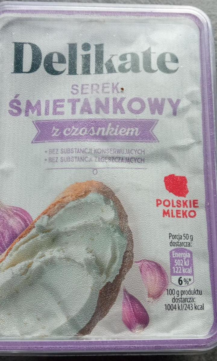 Zdjęcia - Serek śmietankowy z czosnkiem Delikate