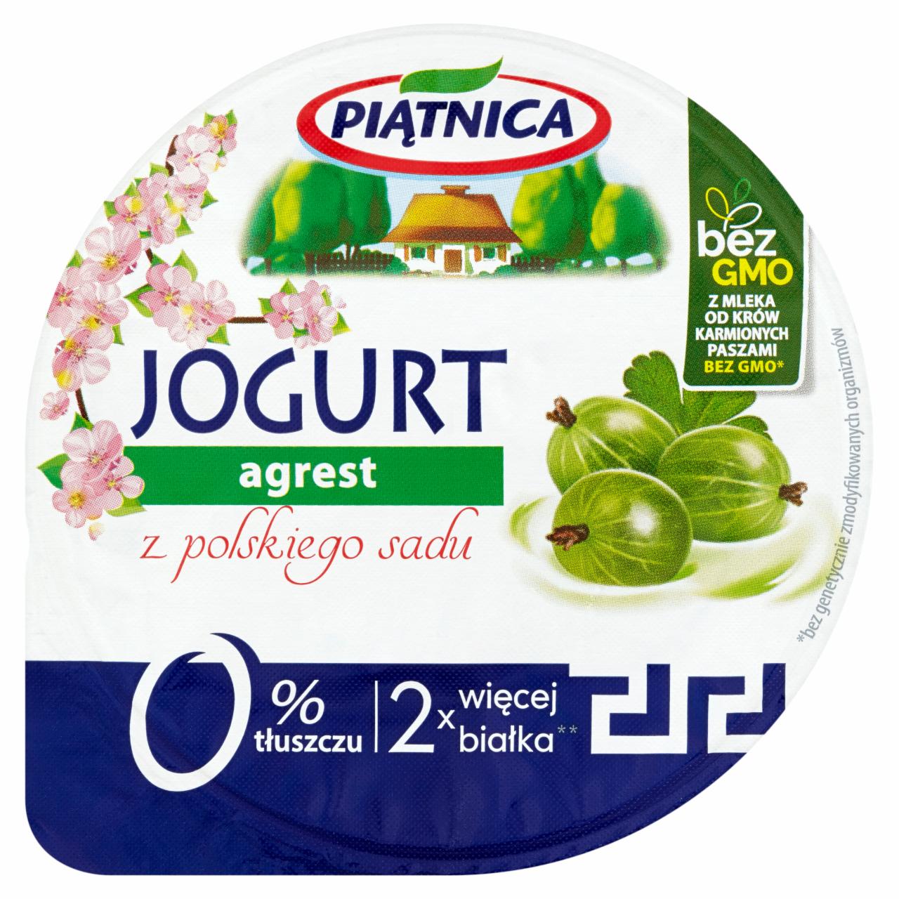 Zdjęcia - Piątnica Jogurt agrest z polskiego sadu 150 g