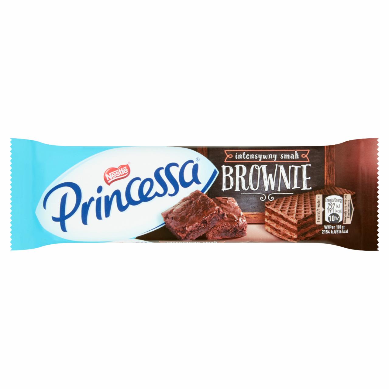 Zdjęcia - Princessa Kakaowy wafel przekładany kremem o smaku brownie 37 g