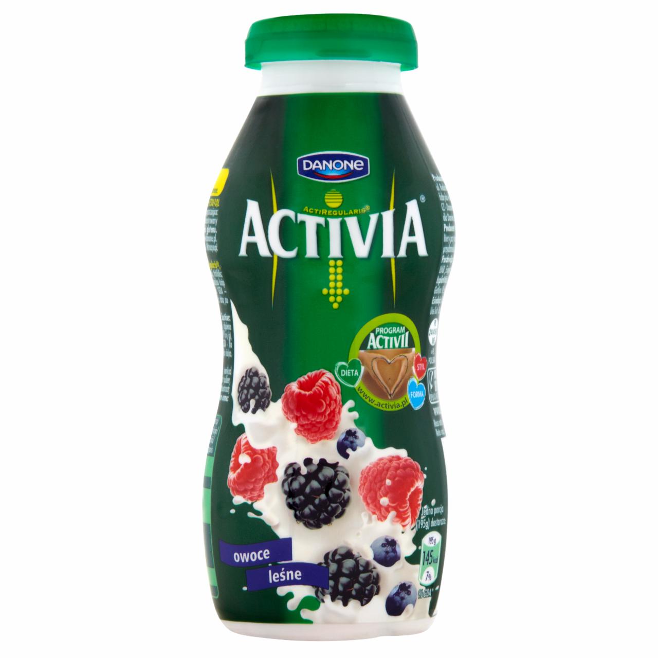 Zdjęcia - Danone Activia owoce leśne Jogurt 195 g