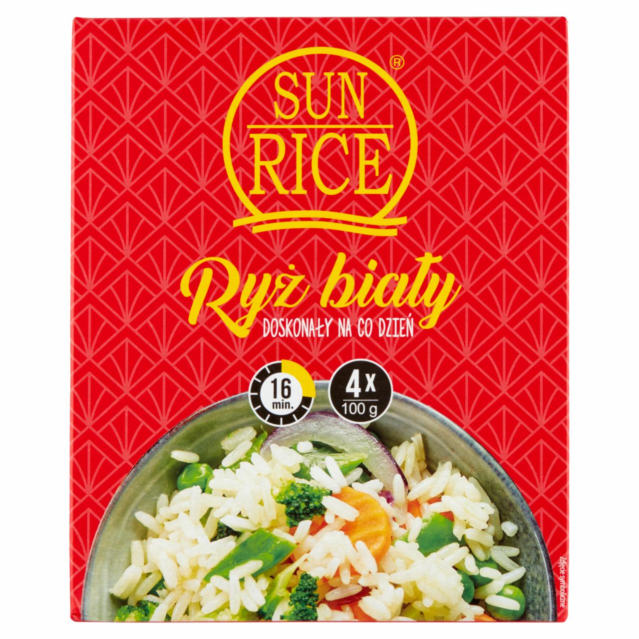 Zdjęcia - Sun Rice Ryż biały 400 g (4 x 100 g)