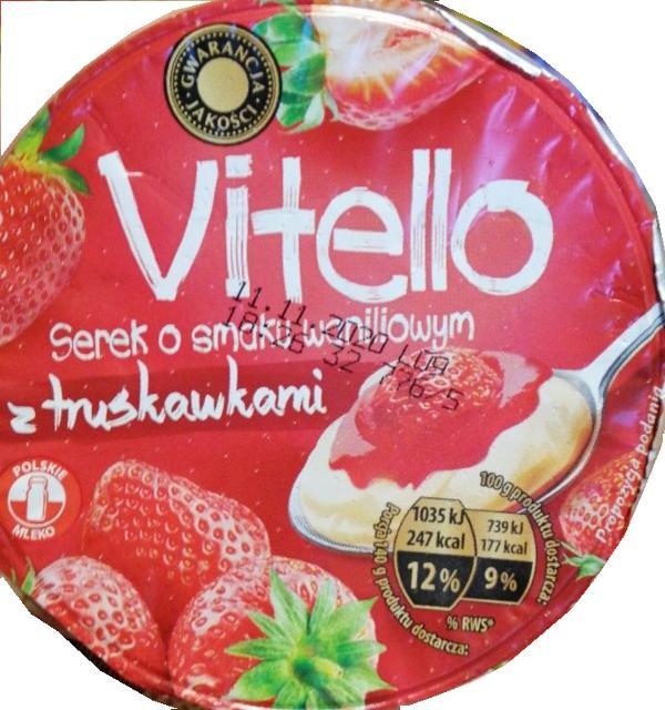 Zdjęcia - deser o smaku waniliowo Truskawkowym Vitello
