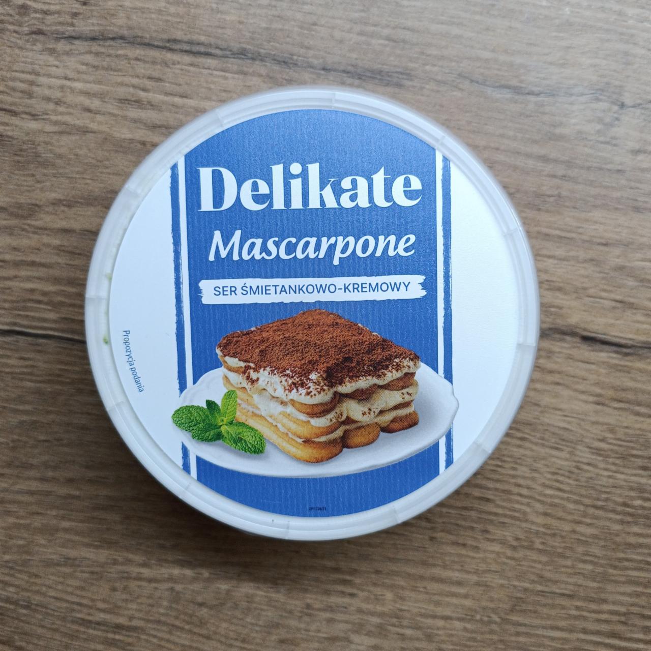 Zdjęcia - Mascarpone ser śmietankowo kremowy Delikate