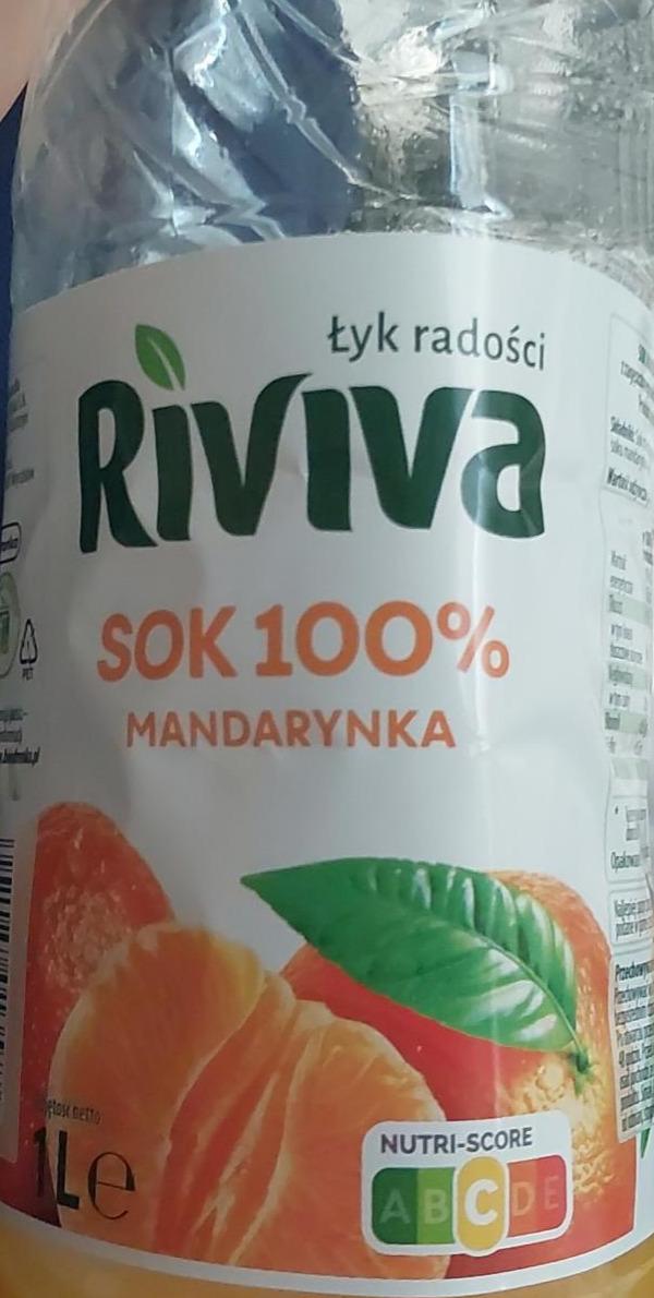 Zdjęcia - Sok 100% mandarynka Riviva