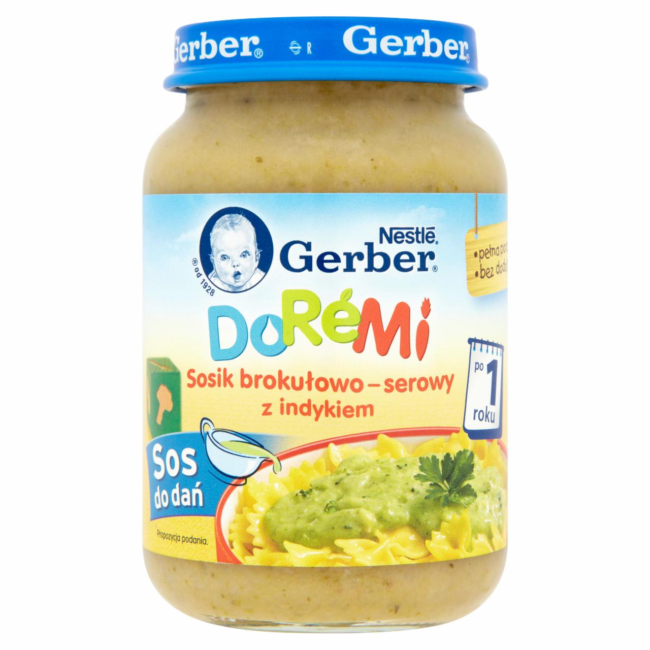 Zdjęcia - Gerber DoReMi Sos do dań Sosik brokułowo-serowy z indykiem po 1 roku 190 g