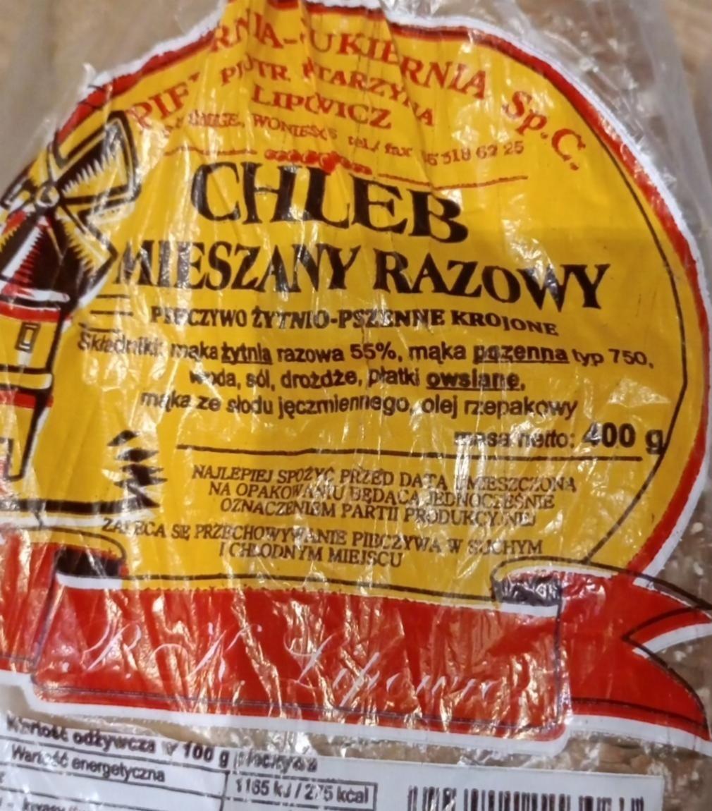 Zdjęcia - Chleb mieszany razowy Piekarnia Cukiernia Lipowicz