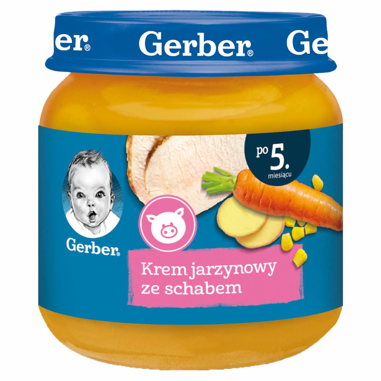 Zdjęcia - Gerber Krem jarzynowy ze schabem dla niemowląt po 5. miesiącu 125 g