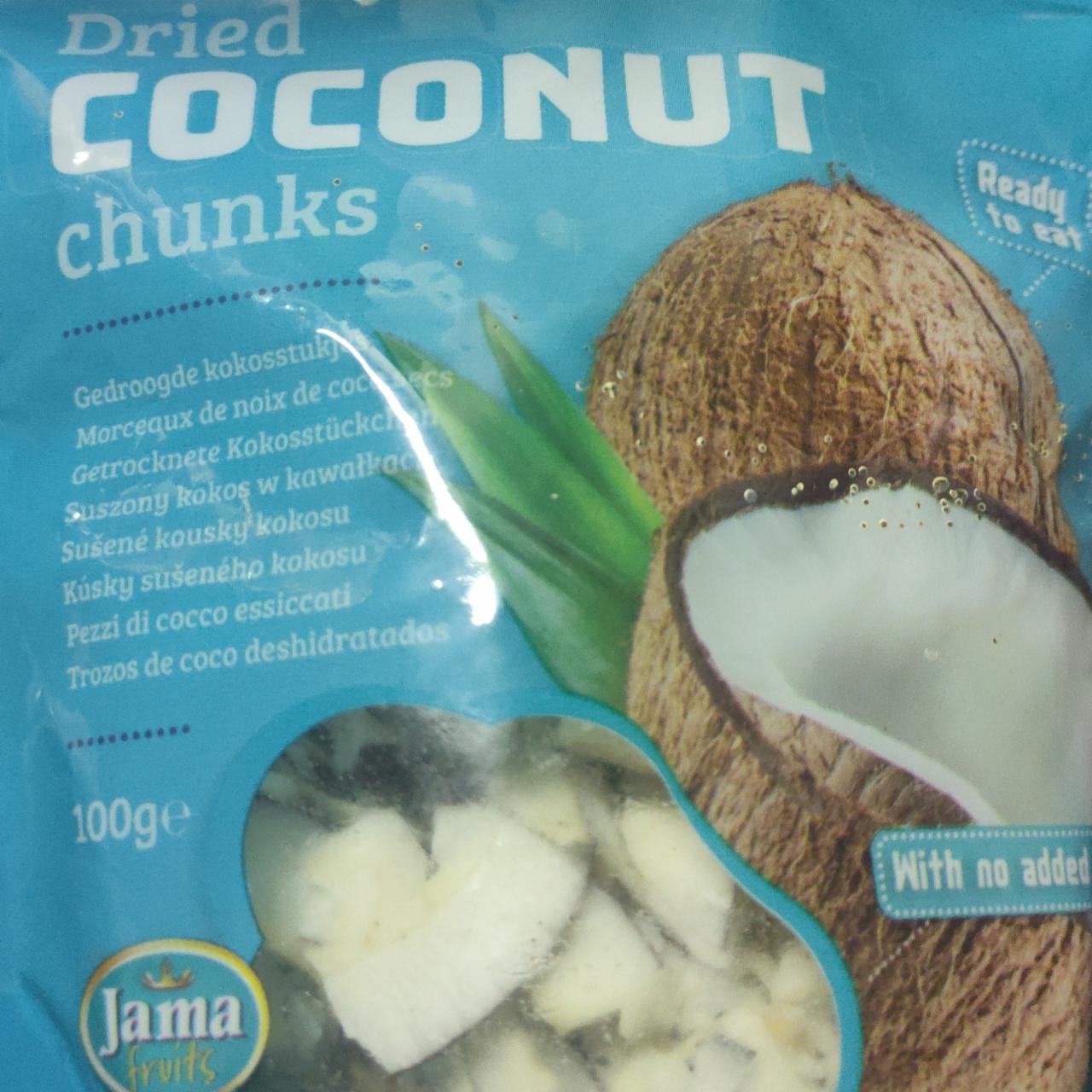 Zdjęcia - Dried coconut chunks Jama fruits