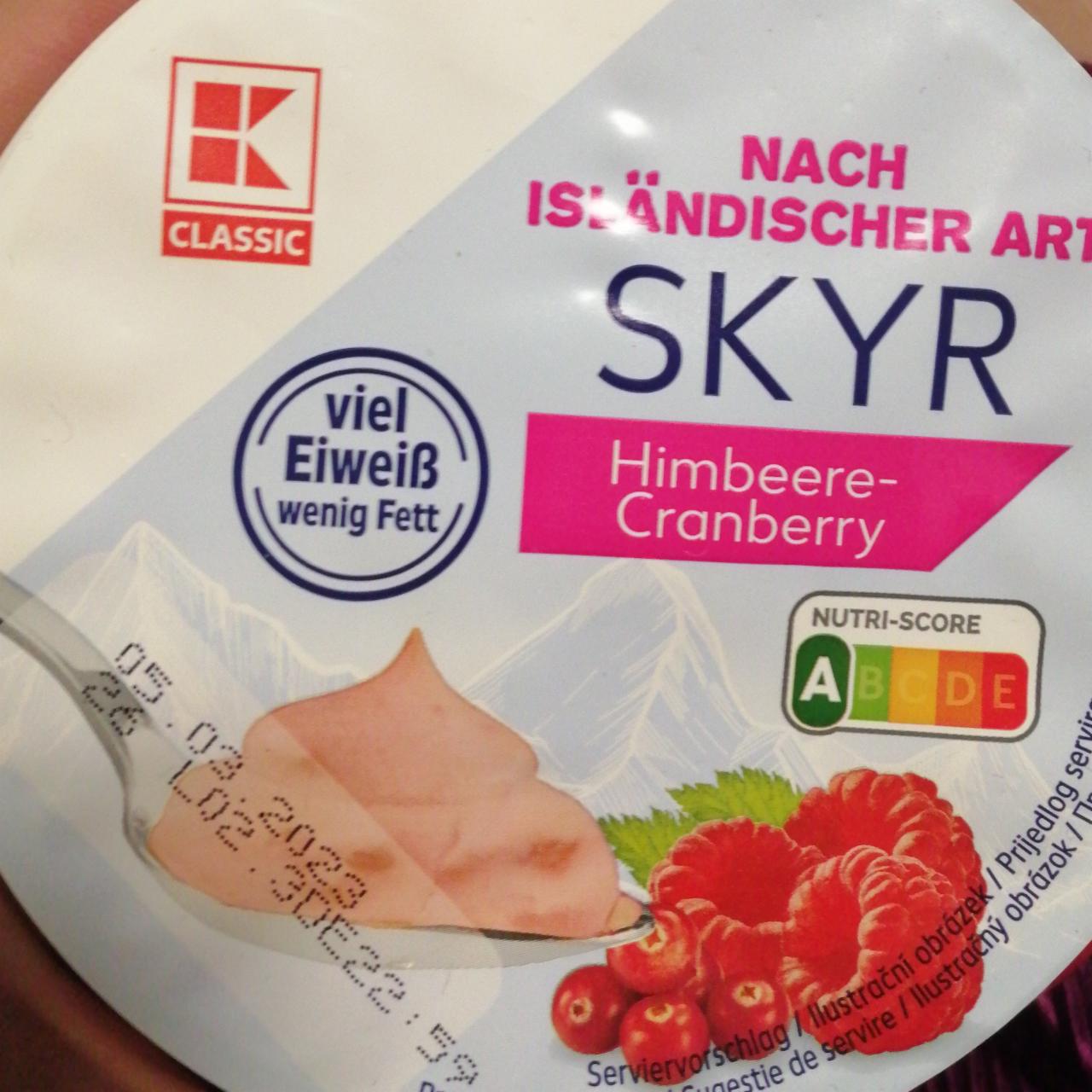 Zdjęcia - Skyr Himbeere Cranberry K-Classic