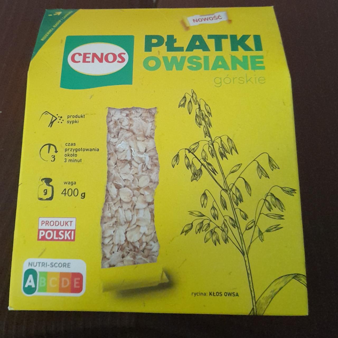 Zdjęcia - Płatki owsiane górskie Cenos