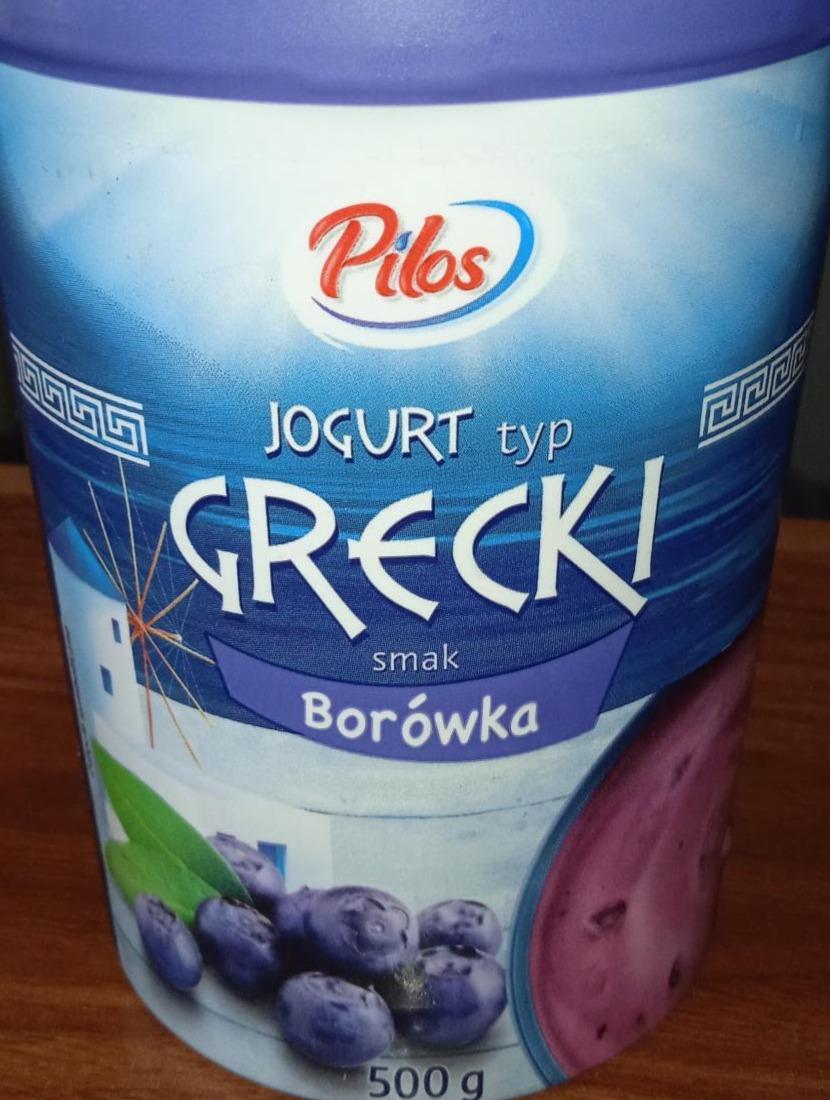 Zdjęcia - Jogurt typ grecki smak borówka Pilos