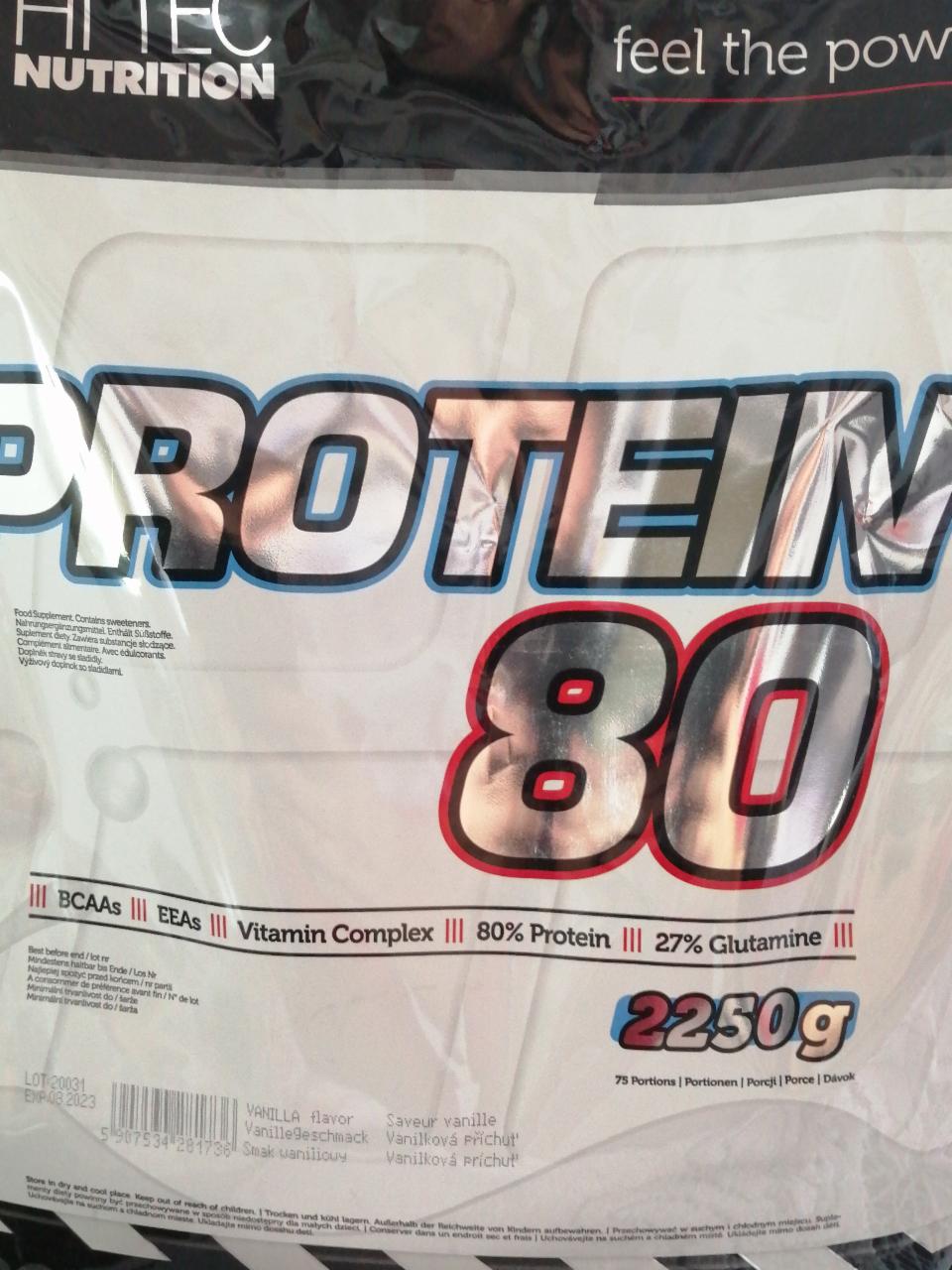 Zdjęcia - Białko protein 80 HITEC nutrition