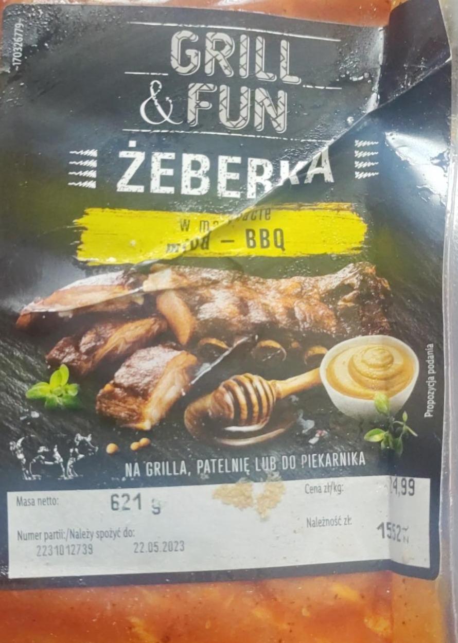 Zdjęcia - Żeberka w marynacie miód i BBQ Grill & Fun