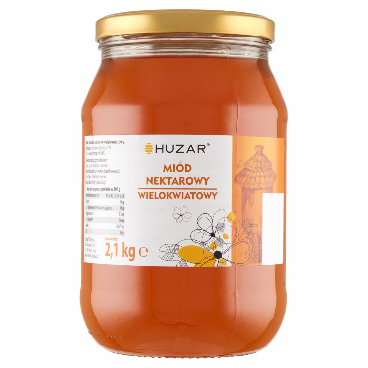 Zdjęcia - Huzar Miód nektarowy wielokwiatowy 2,1 kg