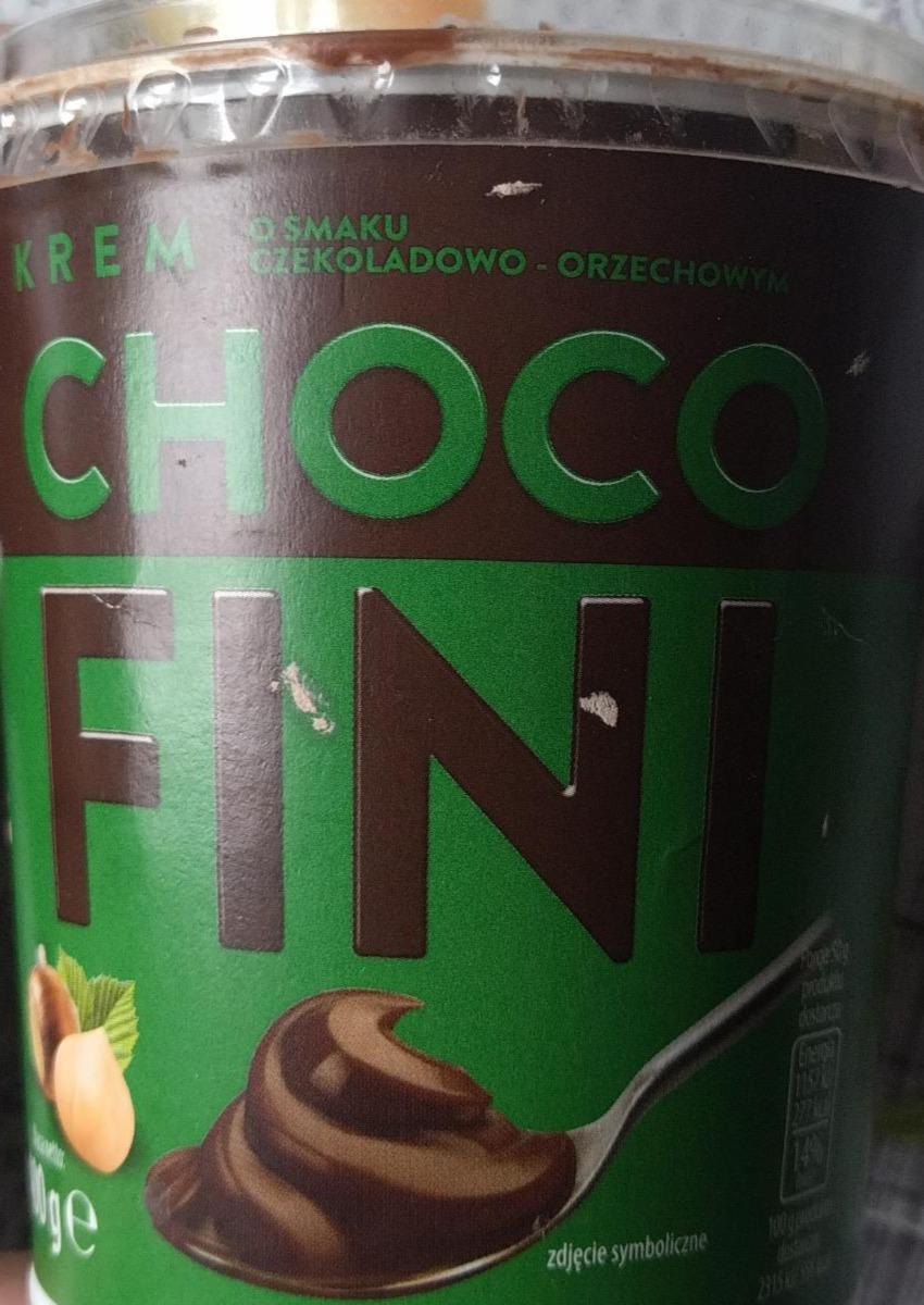 Zdjęcia - Krem o smaku czekoladowo orzechowym Choco Fini Biedronka
