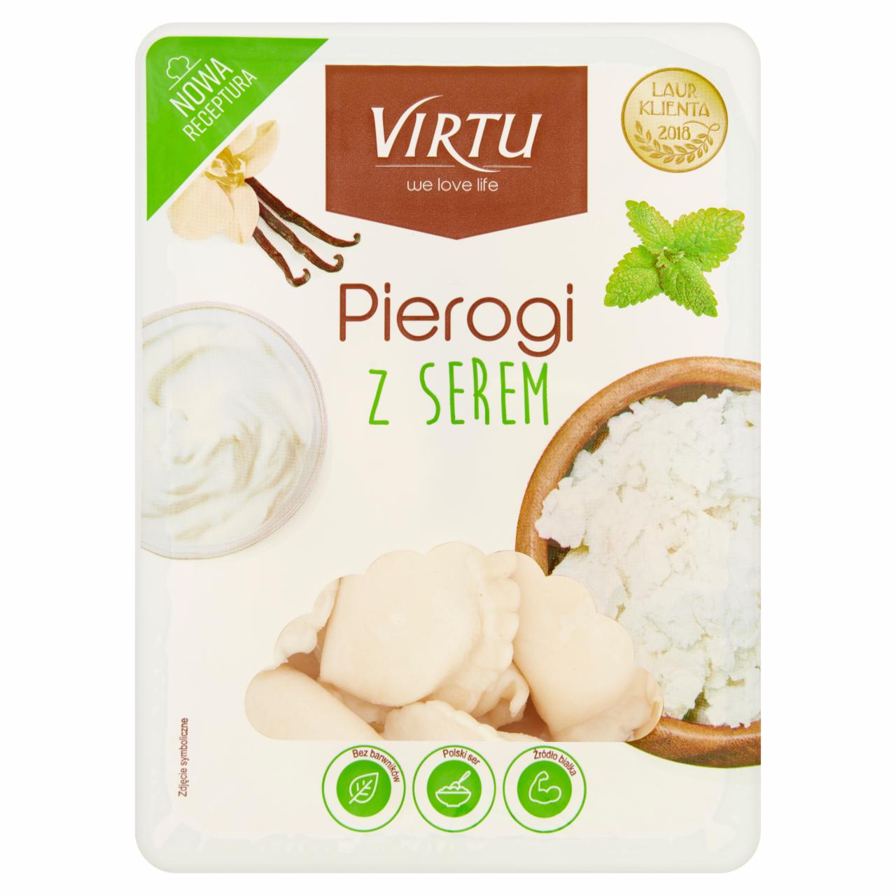 Zdjęcia - Pierogi z serem 400 g Virtu