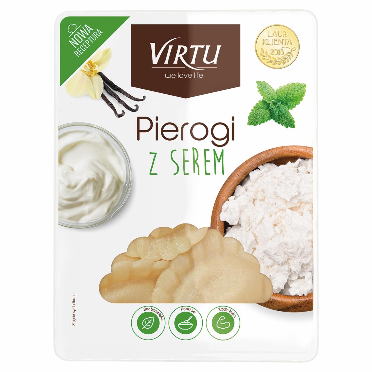 Zdjęcia - Pierogi z serem 400 g Virtu