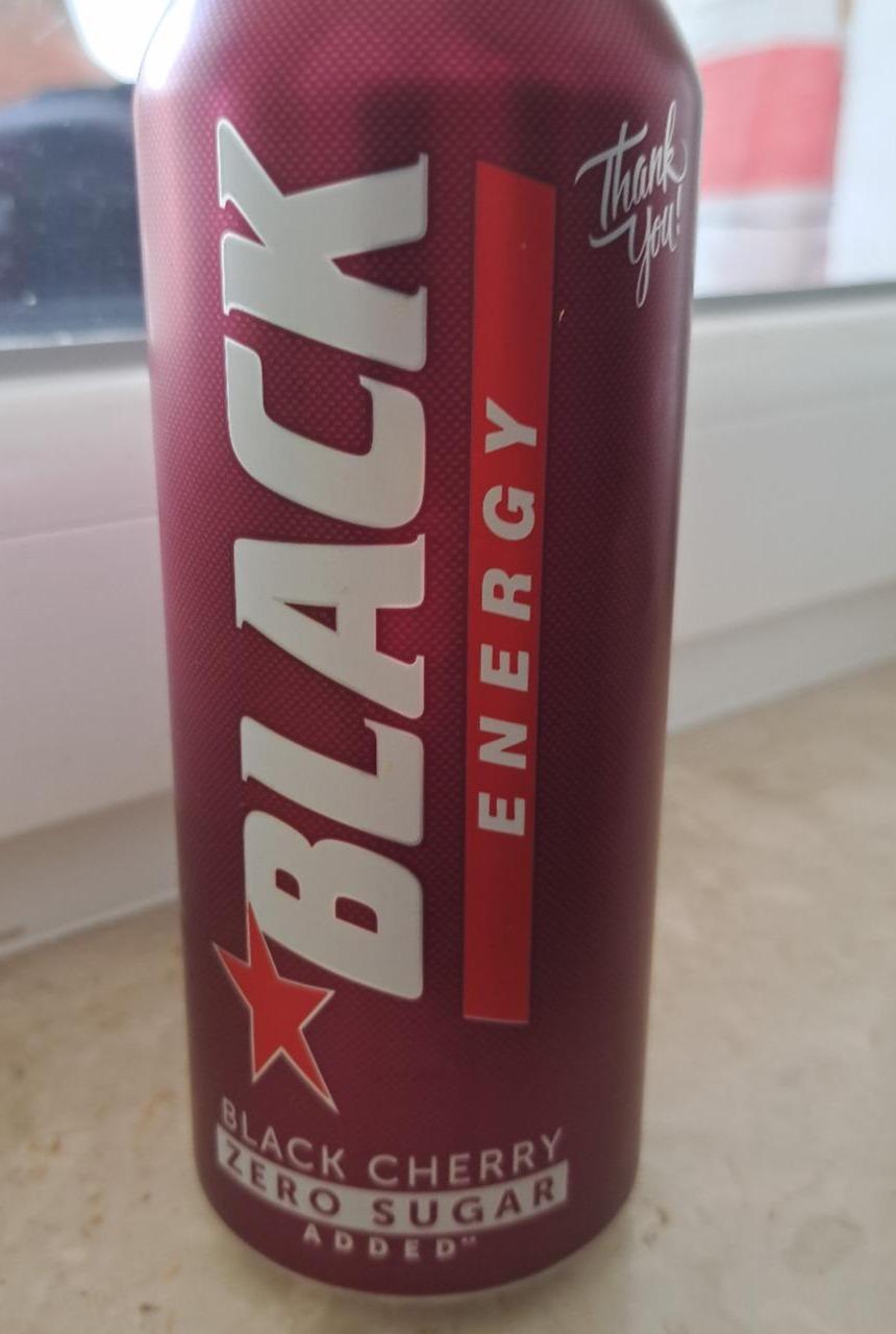 Zdjęcia - Black Energy Black Cherry Zero Sugar