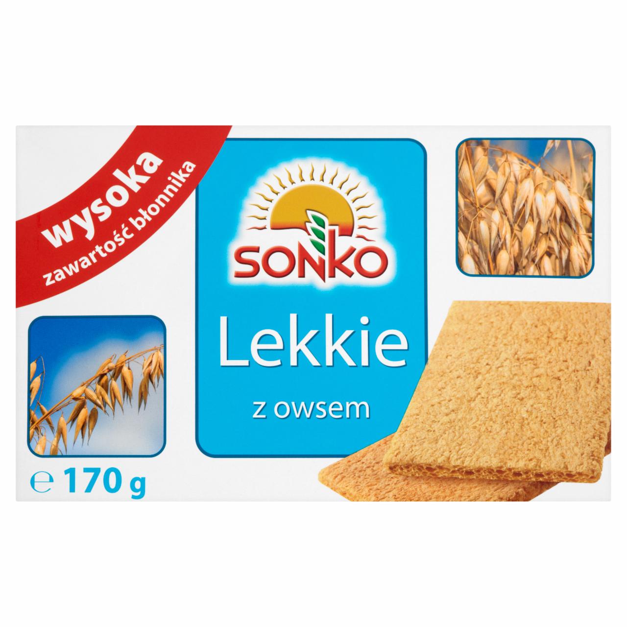 Zdjęcia - Sonko Pieczywo chrupkie Lekkie z owsem 170 g (32 sztuki)