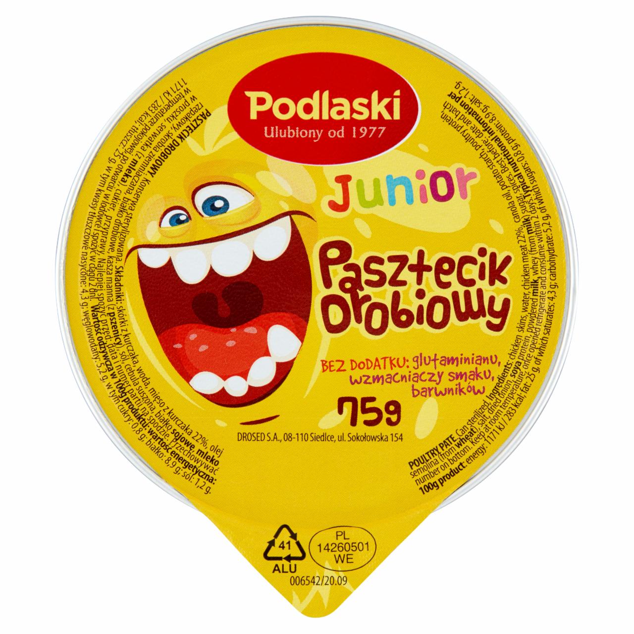 Zdjęcia - Podlaski Junior Pasztecik drobiowy