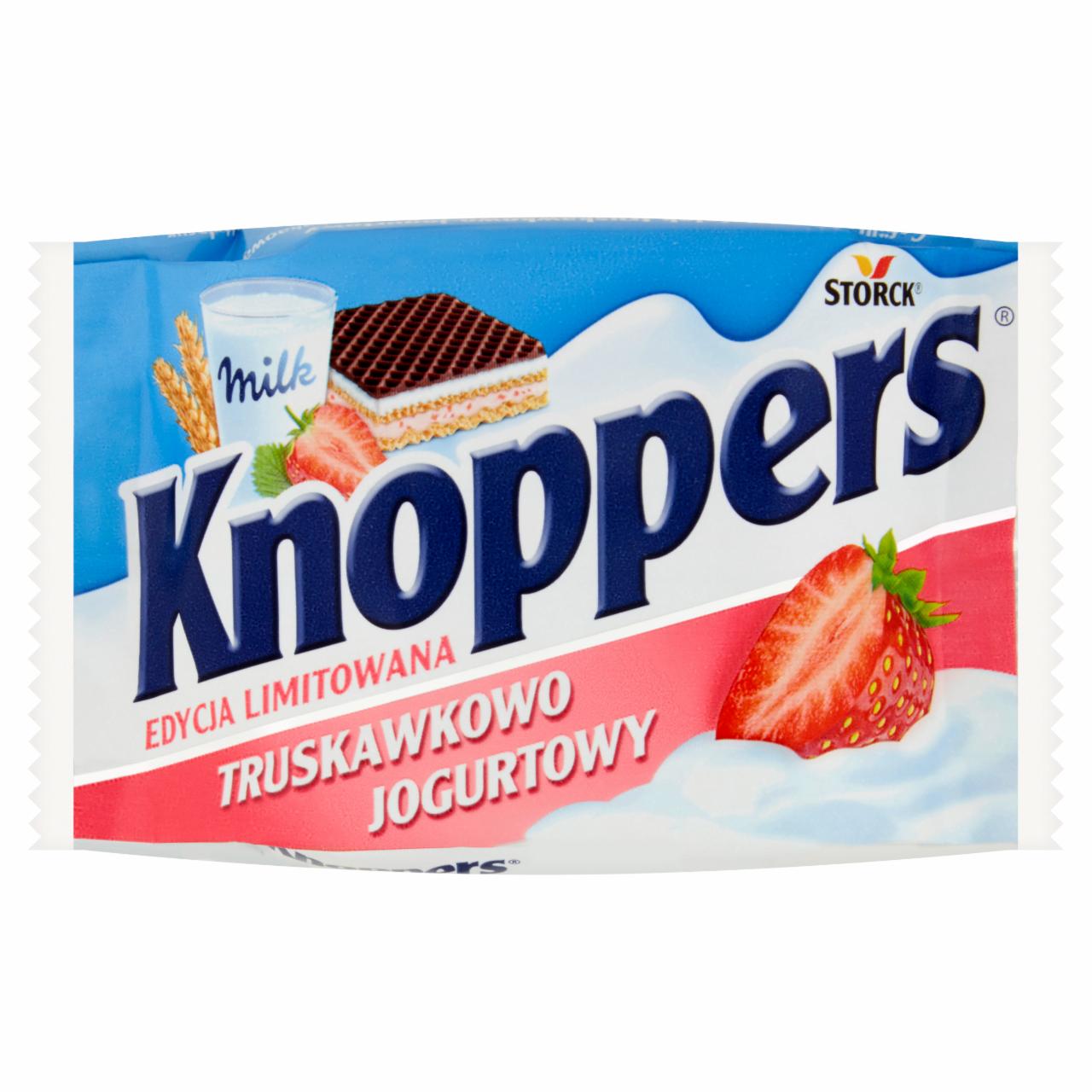 Zdjęcia - Knoppers Wafelek truskawkowo jogurtowy 25 g