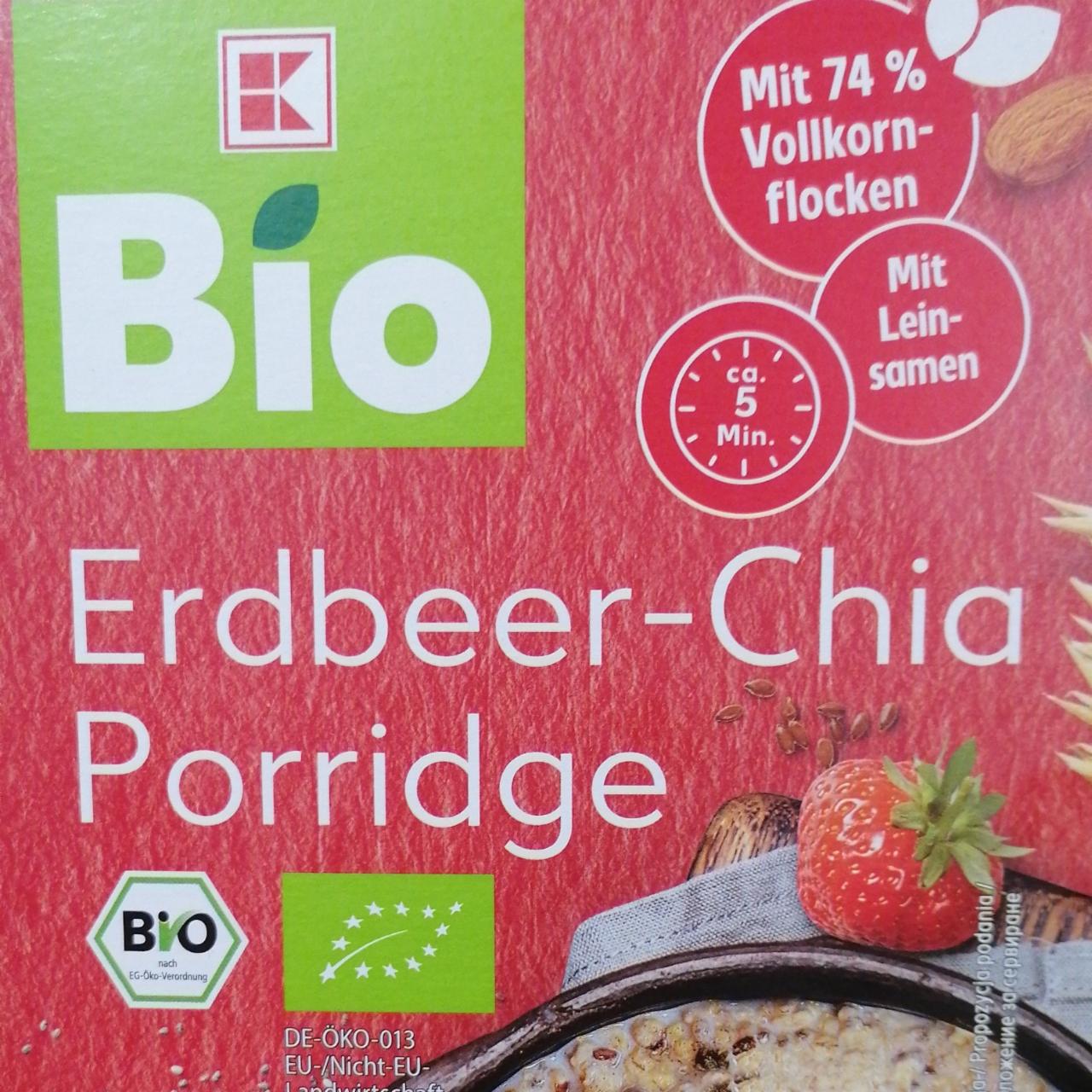 Zdjęcia - Erdbeer-Chia Porridge K-Bio
