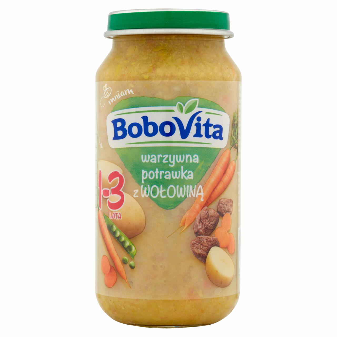 Zdjęcia - BoboVita Warzywna potrawka z wołowiną 1-3 lata 250 g