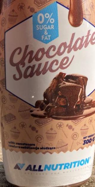 Zdjęcia - Chocolate Sauce 0% sugar & fat Allnutrition
