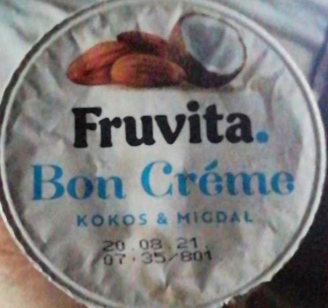 Zdjęcia - Fruvita bon creme kokos migdał