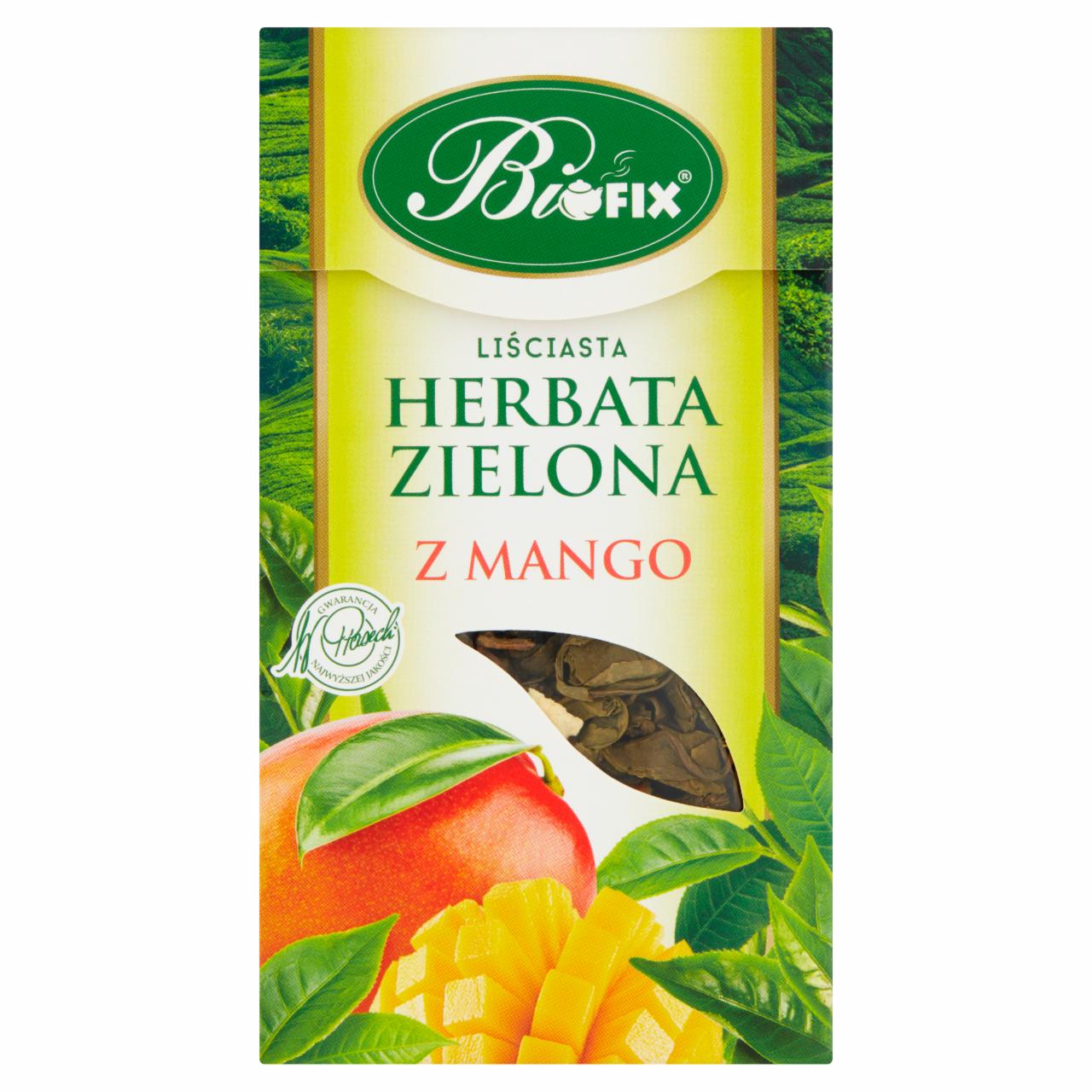 Zdjęcia - Bifix Herbata zielona liściasta z mango 100 g