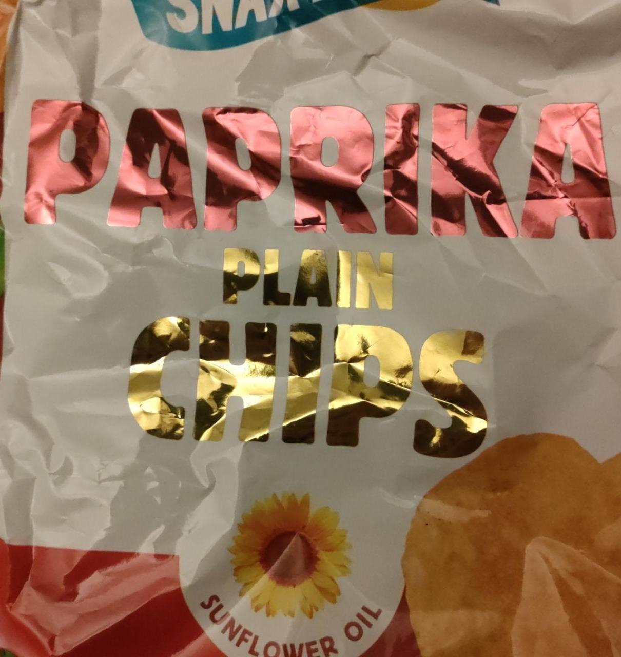 Zdjęcia - Paprika plain chips Snaxters