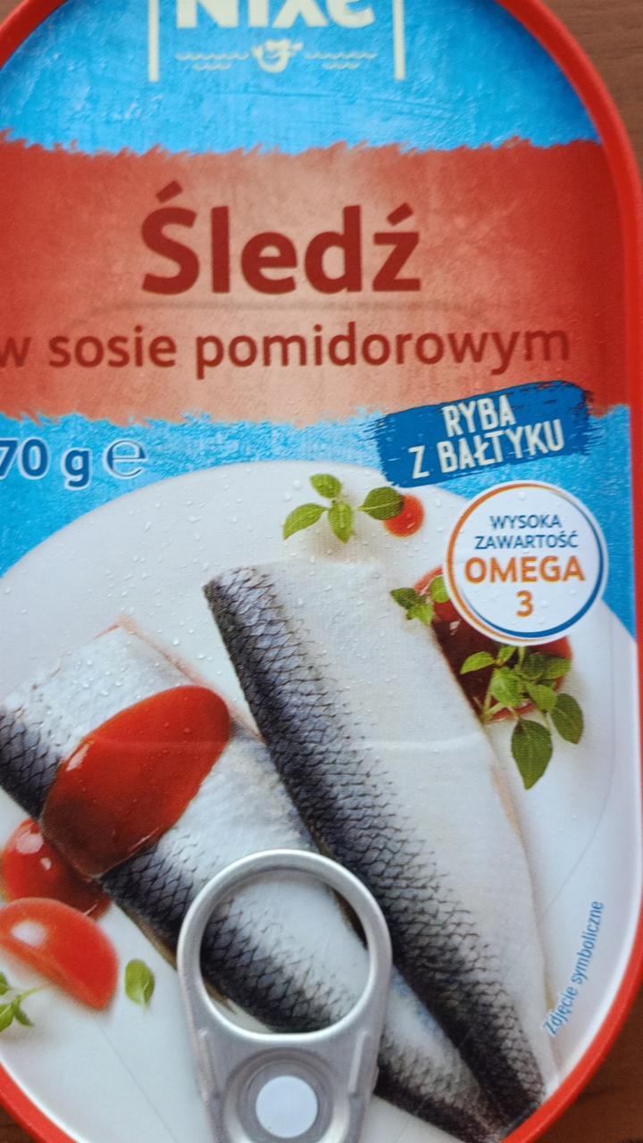 Zdjęcia - Śledź w sosie pomidorowym Nixe