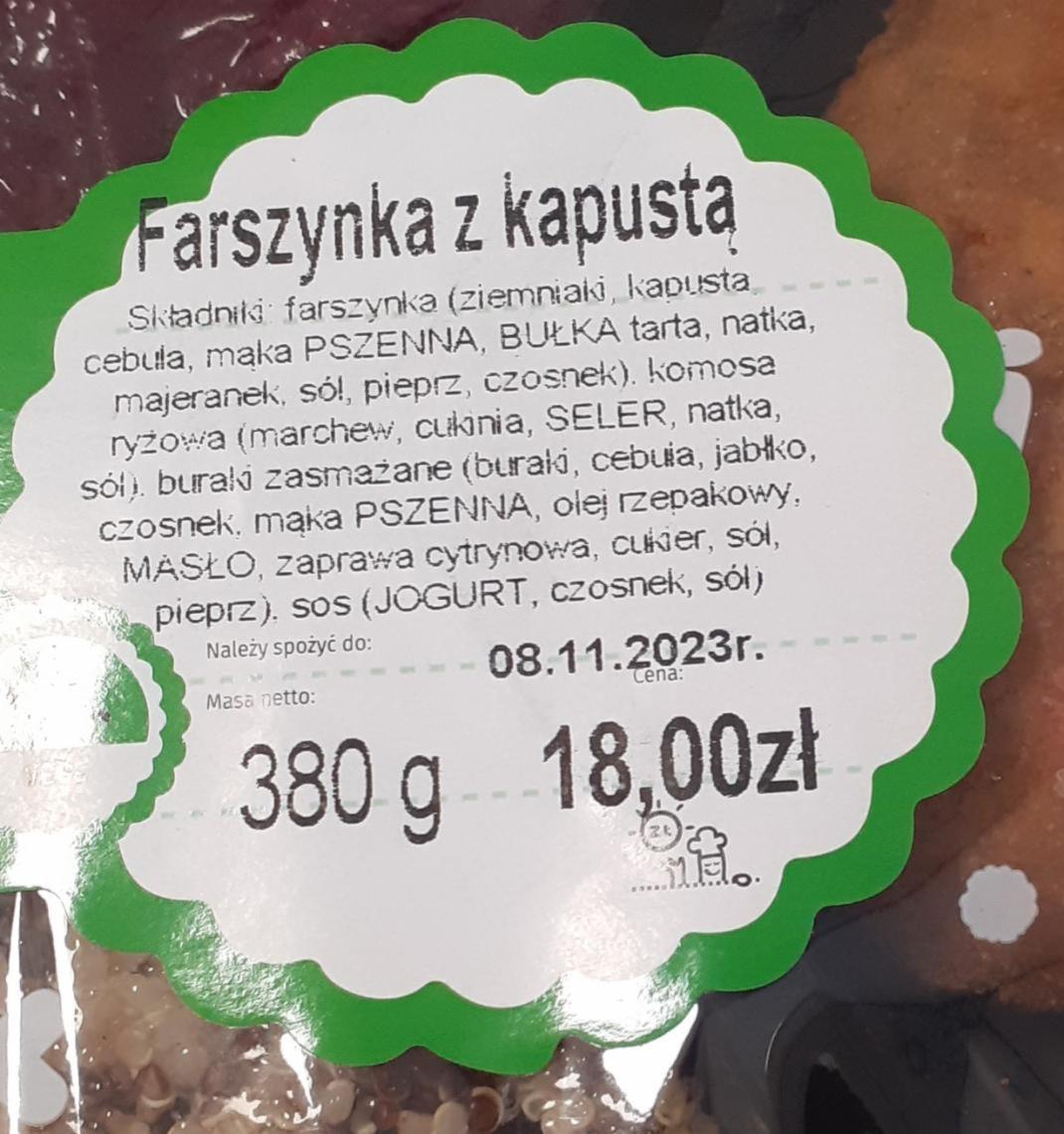 Zdjęcia - Farszynka z kapustą Ślimak