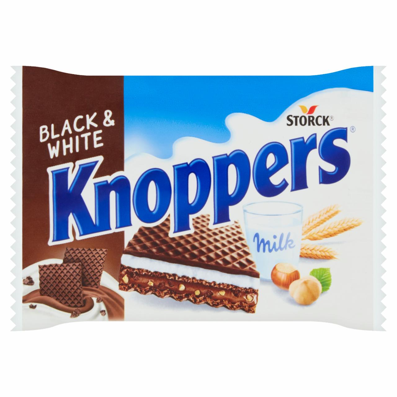 Zdjęcia - Black & White Wafelek mleczno-orzechowy 25 g Knoppers